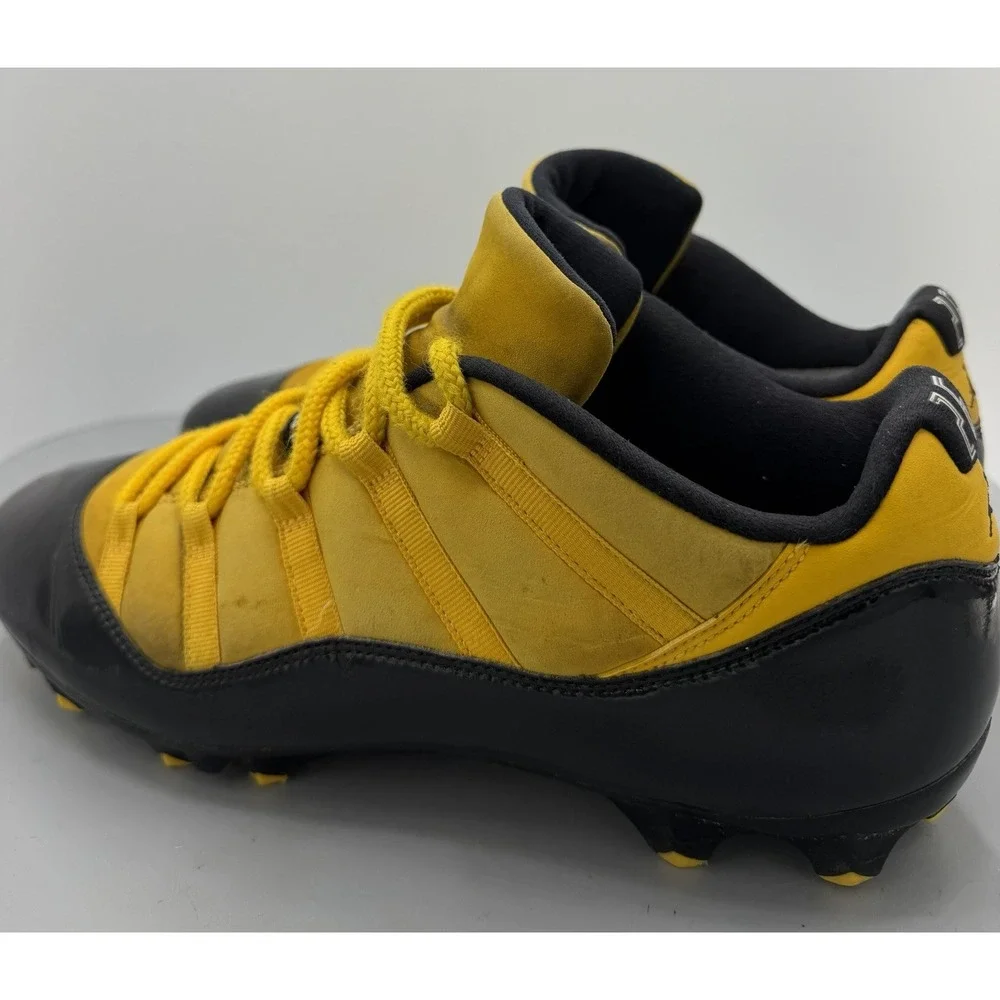 Nike Air Jordan 11 Retro Low TD Football Cleats Uni Gold Promo Sample Size 13.5